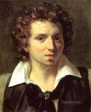  Romanticist Oil Painting - A Portrait Of A Young Man Romanticist Theodore Gericault